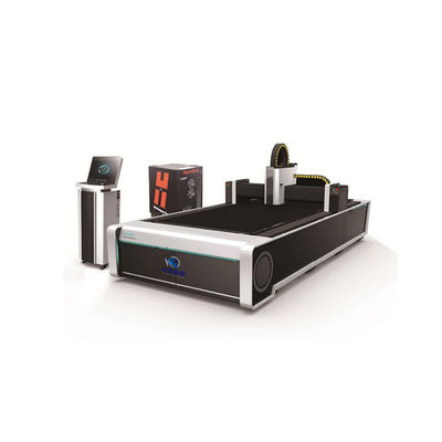Máquina para corte de metales 380v 1000W del laser del CNC del metal de aluminio del cartón