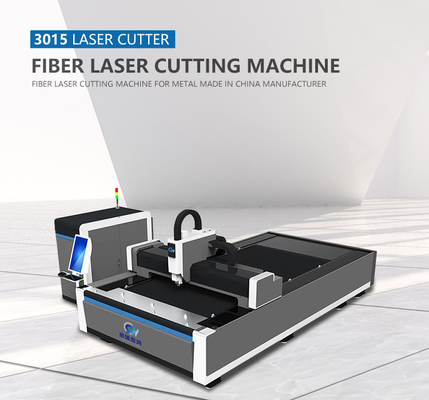 1500 x 3000 cortadora inoxidable del laser de la fibra del cortador del metal del cartón de Raycus 1000W